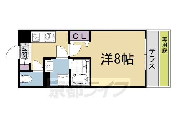 1K：洋8×K2.5(25.5㎡)