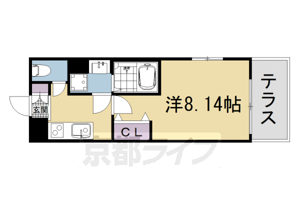 1K：洋8.14×K3(25.59㎡)
