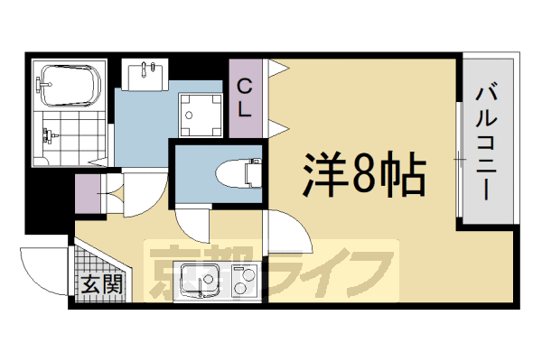 1K：洋8×K2.5(25.21㎡)