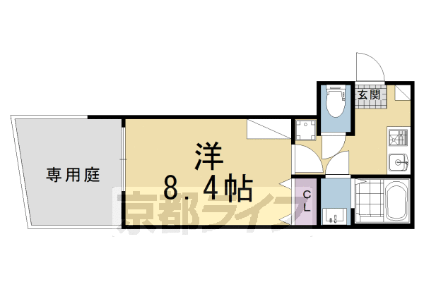 1K：洋8.4×K3.7(24.9㎡)