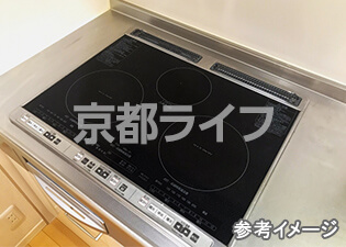 2口IH+1口ラジエントコンロ