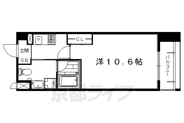 1K：洋10.6×K2（29.16㎡）