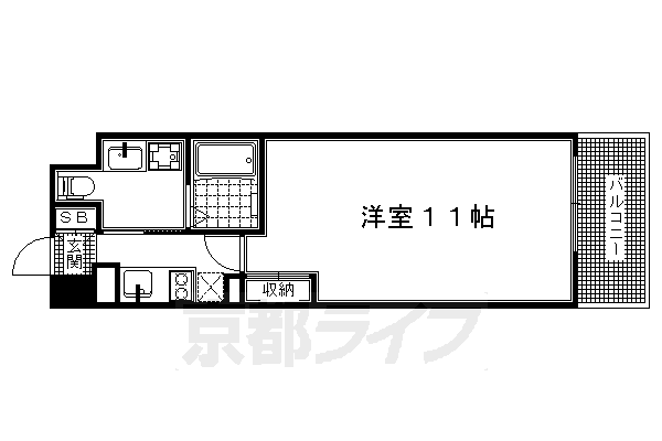 1K：洋11×K2（30.12㎡）