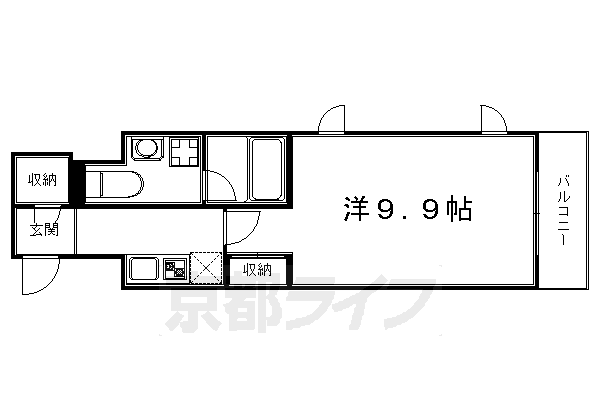 1K：洋9.9×K3（31.35㎡）