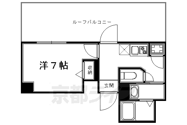 1K：洋7×K3（25.97㎡）