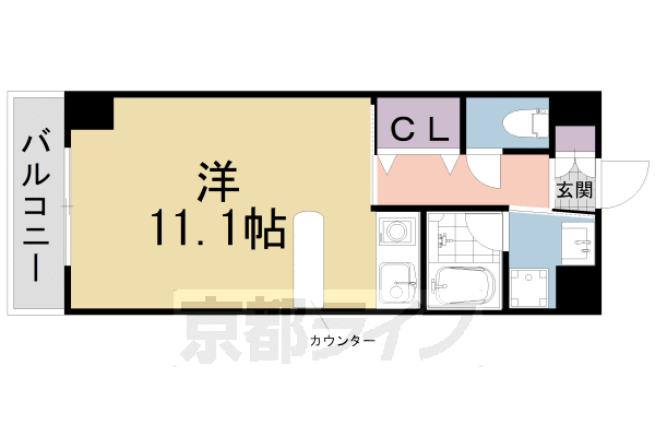 ■ワンルーム：洋11.1(30.18 ㎡)