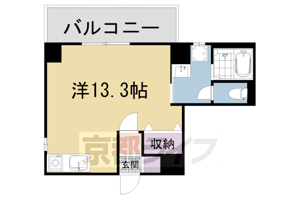 ■ワンルーム：洋13.3(31.75 ㎡)