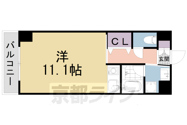 ■ワンルーム：洋11.1(30.18 ㎡)