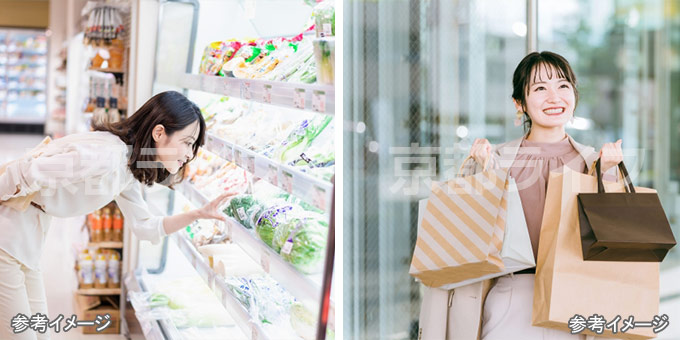 コンビニやショッピングモール、生活しやすい便利な周辺環境