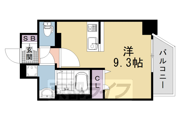 1R：洋9.3×K1(25.41㎡)