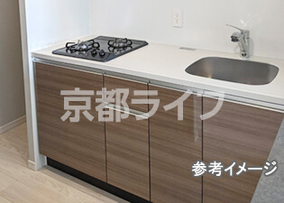 2口コンロ付システムキッチン