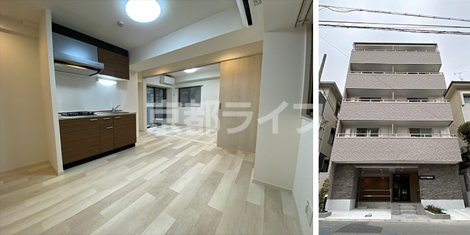 1月末完成の新築1LDKマンション