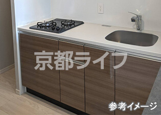 2口コンロ付システムキッチン