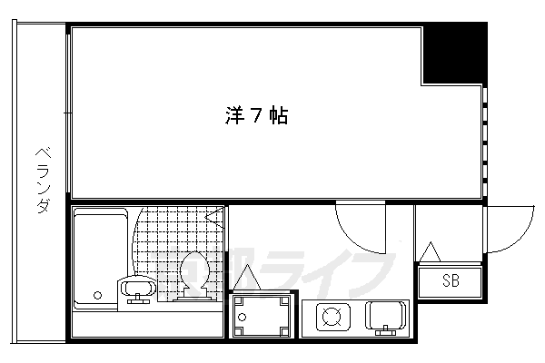 1K：洋7×K2(19.17㎡)