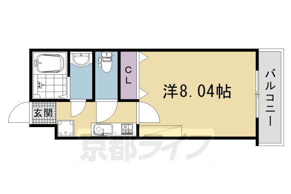 1K:洋8.04×K2.64(24.29㎡)