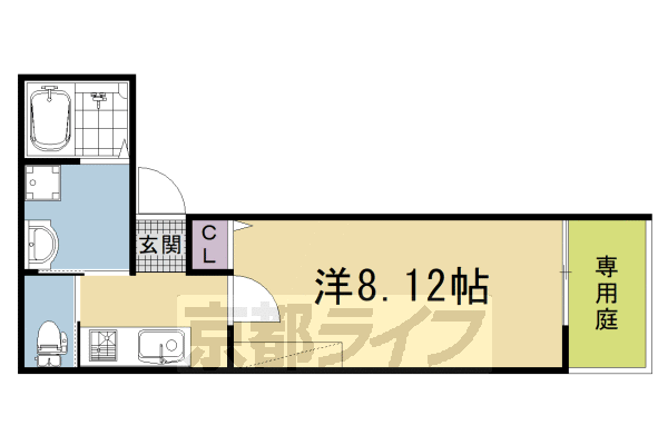 1K:洋8.12×K2.55(25.5㎡)