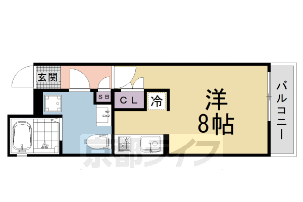 1K：洋8×K1.6（23.96 ㎡）