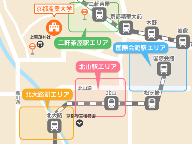 京都産業大学周辺マップ
