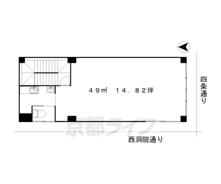 2階・3階：各49㎡(14.82坪)