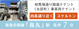 柳馬場通り路面テナント（永原町）　事業用テナント