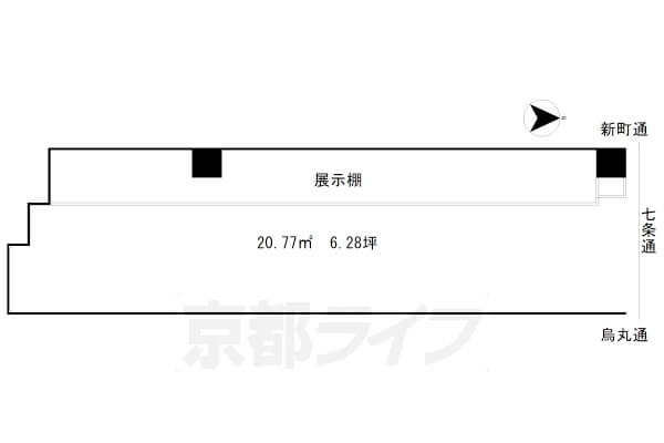 20.77㎡(約6.28坪)